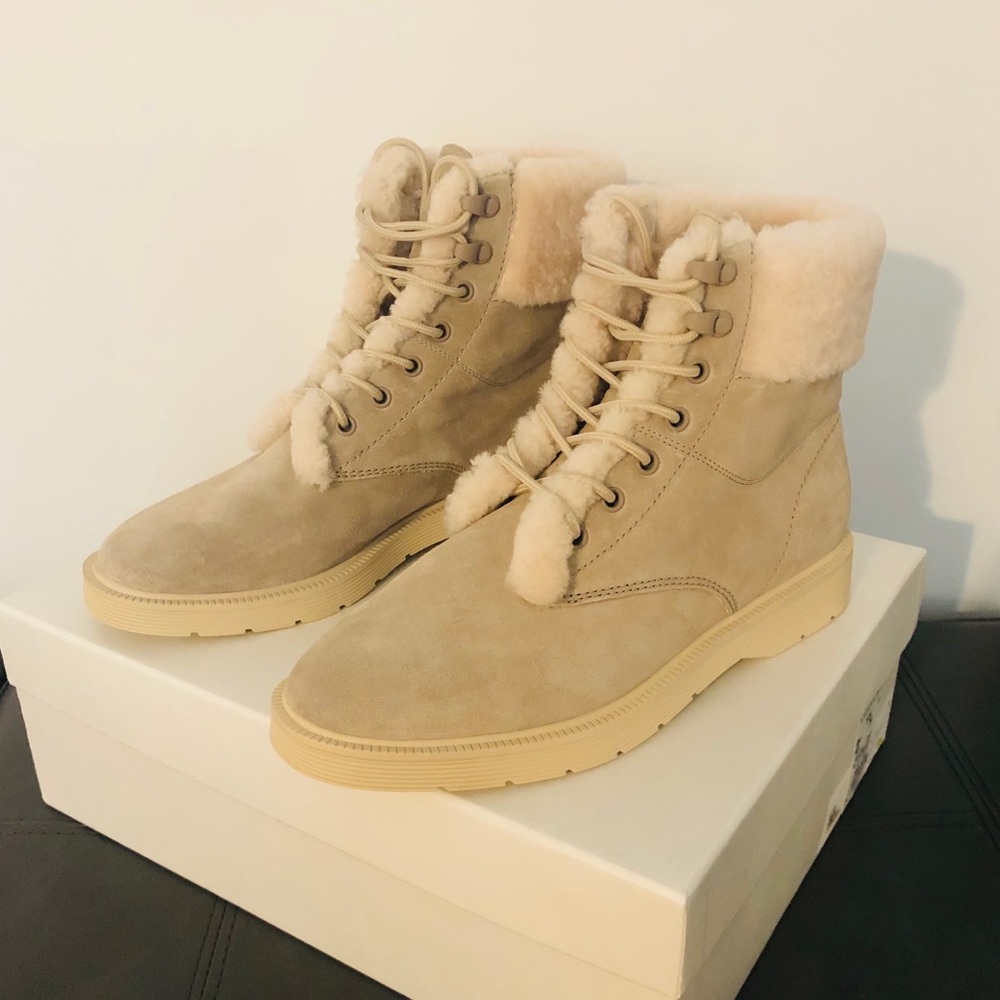VINCE SHEARLING BOOT